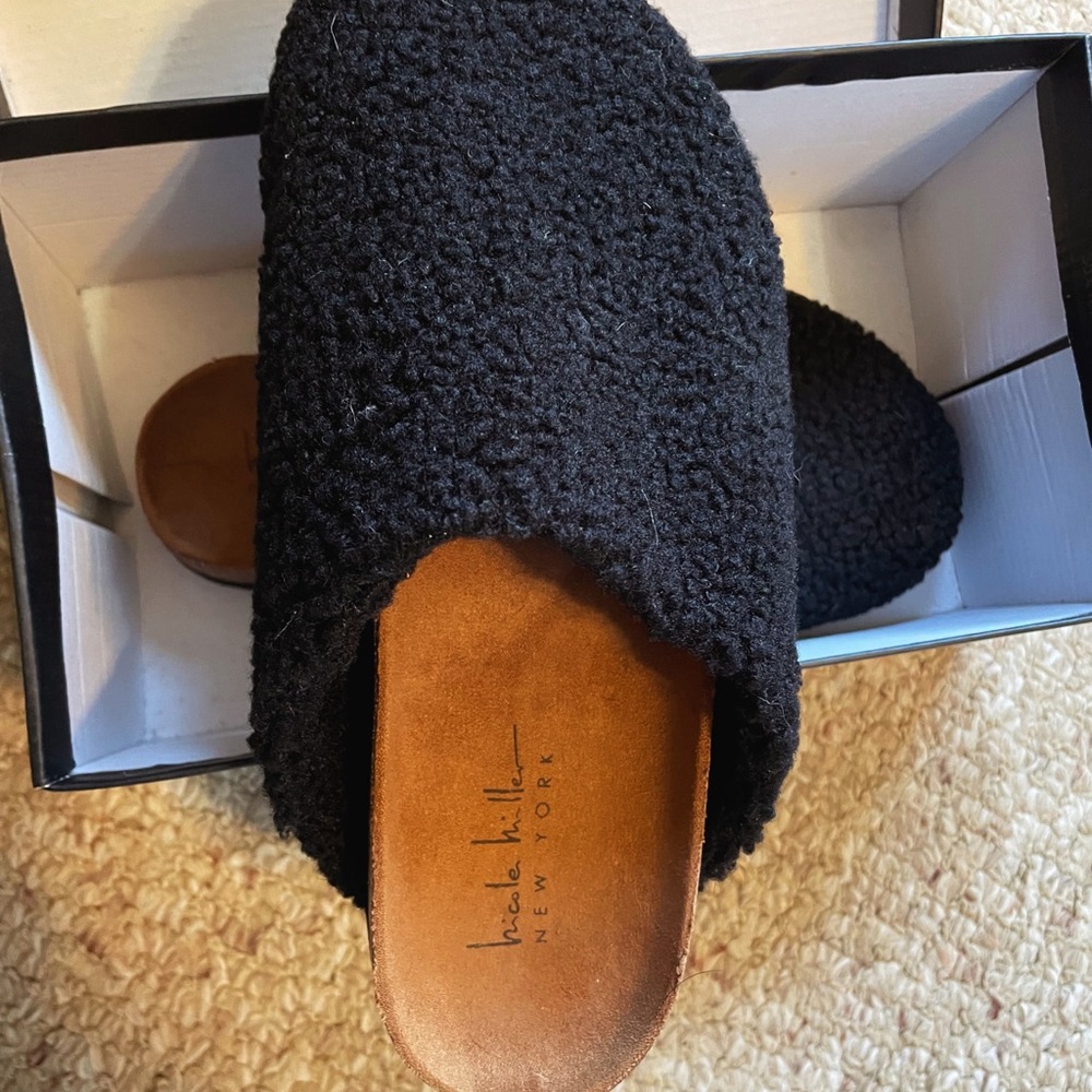 Brand New Nicole Miller Black Clogs!